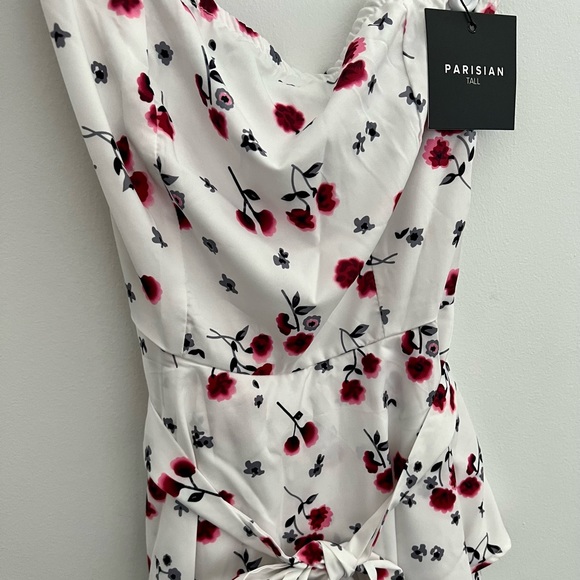 New Beautiful Parisian Tall Bandeau frill detail romper summer floral print s 4. - Picture 4 of 6